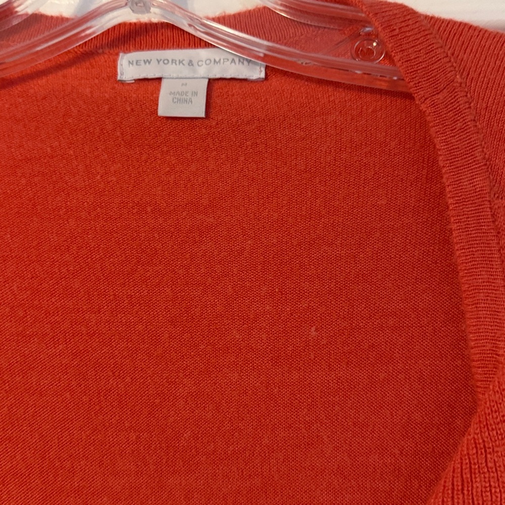 Orange Cardigan - Picture 2 of 2